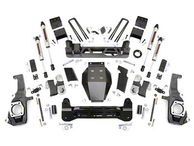 Rough Country 5-Inch NTD Suspension Lift Kit with V2 Monotube Shocks (11-19 Silverado 2500 HD SRW)