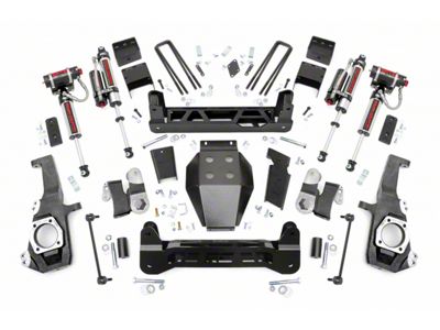 Rough Country 5-Inch NTD Suspension Lift Kit with Vertex Reservoir Shocks (20-25 4WD Silverado 2500 HD w/o MagneRide)