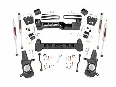 Rough Country 6-Inch Suspension Lift Kit with M1 Monotube Shocks (07-10 2WD Silverado 2500 HD)