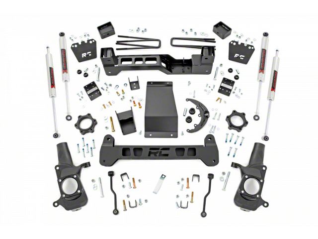 Rough Country 6-Inch Suspension Lift Kit with M1 Monotube Shocks (07-10 4WD Silverado 2500 HD)