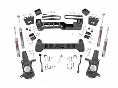 Rough Country 6-Inch Suspension Lift Kit with Premium N3 Shocks (07-10 2WD Silverado 2500 HD)
