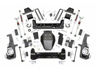 Rough Country 7-Inch NTD Suspension Lift Kit with M1 Monotube Shocks (20-25 Silverado 2500 HD)