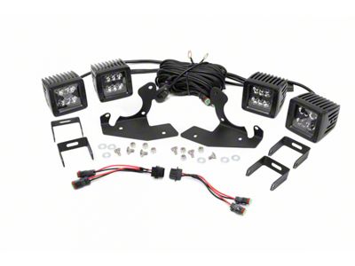 Rough Country Black Series LED Fog Light Kit (11-14 Silverado 2500 HD)