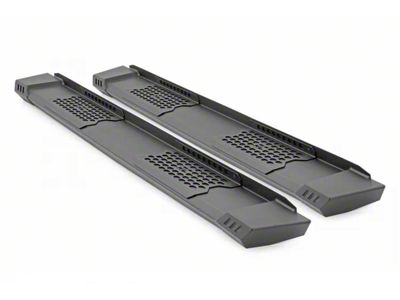 Rough Country HD2 Running Boards; Black (20-24 Silverado 2500 HD Crew Cab)