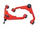 Rough Country Forged Upper Control Arms for 3-Inch Lift; Red (07-10 4WD Silverado 2500 HD)