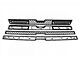 Rough Country Mesh Upper Grille Insert with 12-Inch Black Series LED Light Bars; Black (11-14 Silverado 2500 HD)