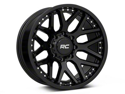 Rough Country One-Piece Series 95 Gloss Black 8-Lug Wheel; 20x10; -19mm Offset (07-10 Silverado 2500 HD)
