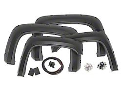 Rough Country Pocket Fender Flares; Graystone (07-14 Silverado 2500 HD)