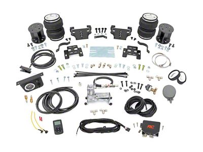 Rough Country Rear Air Spring Kit with OnBoard Air Compressor and Wireless Remote for 0 to 6-Inch Lift; 11-1/4 to 12-1/4-Inch Range (07-10 Silverado 2500 HD)