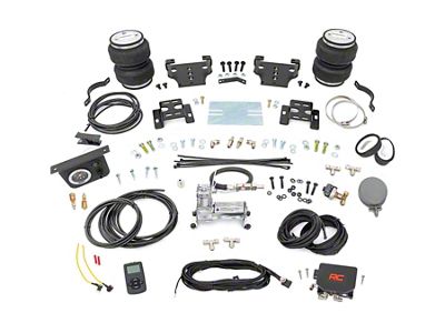 Rough Country Rear Air Spring Kit with OnBoard Air Compressor and Wireless Remote for 0 to 6-Inch Lift; Stock Range (07-10 Silverado 2500 HD)