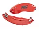 Rough Country Brake Caliper Covers; Red; Front and Rear (20-24 Silverado 2500 HD)