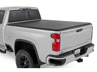 Rough Country Soft Roll Up Tonneau Cover (20-24 Silverado 2500 HD w/ 6.90-Foot Standard Box)