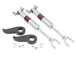 Rough Country 1.50 to 2-Inch Leveling Torsion Bar Keys with M1 Monotube Shocks (20-25 4WD Silverado 3500 HD w/o MagneRide)