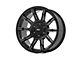 Rough Country 83 Series Gloss Black 8-Lug Wheel; 20x9; -12mm Offset (07-10 Silverado 3500 HD SRW)