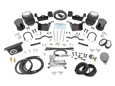 Rough Country Rear Air Spring Kit with OnBoard Air Compressor for 3 to 5-Inch Lift (20-24 Silverado 3500 HD SRW)