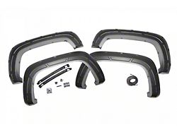 Rough Country Defender Fender Flares; Black (20-25 Silverado 3500 HD SRW)