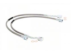 Rough Country Front Extended Stainless Steel Brake Lines for 5 to 7.50-Inch Lift (11-19 Silverado 3500 HD)