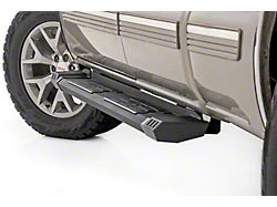 Rough Country HD2 Aluminum Running Boards; Black (01-06 Silverado 3500 HD Extended Cab)