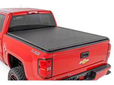 Rough Country Soft Roll Up Tonneau Cover (15-19 Silverado 3500 HD w/ 6.50-Foot Standard Box)