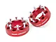 Rough Country 2-Inch Wheel Spacers; Anodized Red (11-24 F-250 Super Duty)