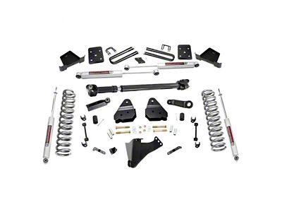 Rough Country 4.50-Inch Suspension Lift Kit with Front Driveshaft and Premium N3 Shocks (17-22 4WD 6.7L Powerstroke F-250 Super Duty w/ 3.50-Inch Rear Axle)