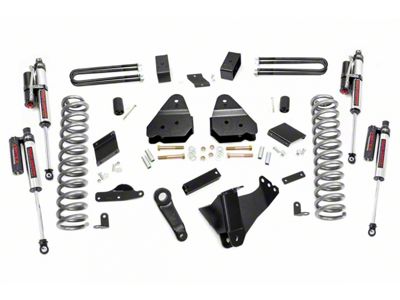 Rough Country Suspension 4.50-Inch Suspension Lift Kit with Vertex Reservoir Shocks (11-14 4WD 6.7L Powerstroke F-250 Super Duty w/o Factory Overload Springs)