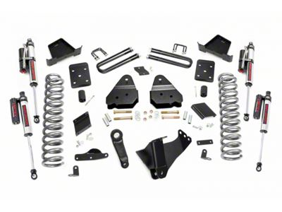 Rough Country 4.50-Inch Suspension Lift Kit with Vertex Reservoir Shocks (15-16 4WD 6.7L Powerstroke F-250 Super Duty w/o Factory Overload Springs)