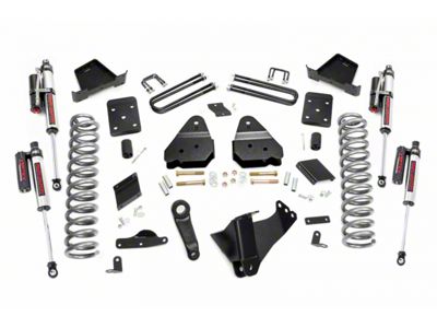 Rough Country Suspension 4.50-Inch Suspension Lift Kit with Vertex Reservoir Shocks (15-16 4WD 6.7L Powerstroke F-250 Super Duty w/ Factory Overload Springs)