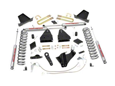 Rough Country Suspension 6-Inch Suspension Lift Kit with Premium N3 Shocks (11-14 4WD 6.7L Powerstroke F-250 Super Duty w/o Factory Overload Springs)