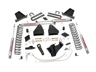 Rough Country 6-Inch Suspension Lift Kit with Premium N3 Shocks (15-16 4WD 6.2L F-250 Super Duty)