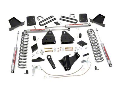 Rough Country 6-Inch Suspension Lift Kit with Premium N3 Shocks (15-16 4WD 6.7L Powerstroke F-250 Super Duty)