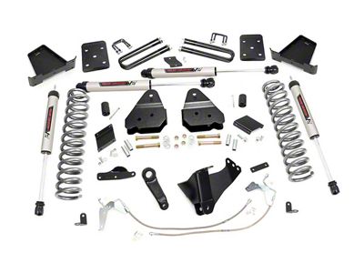 Rough Country 6-Inch Suspension Lift Kit with V2 Monotube Shocks (11-14 4WD 6.2L F-250 Super Duty)