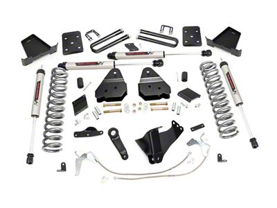 Rough Country 6-Inch Suspension Lift Kit with V2 Monotube Shocks (11-14 4WD 6.2L F-250 Super Duty)