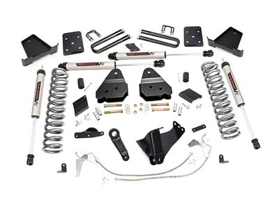 Rough Country 6-Inch Suspension Lift Kit with V2 Monotube Shocks (15-16 4WD 6.2L F-250 Super Duty)