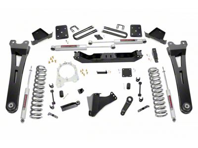 Rough Country Suspension 6-Inch Radius Arm Suspension Lift Kit with Premium N3 Shocks (17-22 4WD 6.7L Powerstroke F-250 Super Duty w/ 3.50-Inch Rear Axle & w/ Factory Overload Springs)