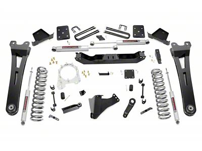 Rough Country 6-Inch Radius Arm Suspension Lift Kit with Premium N3 Shocks (17-22 4WD 6.7L Powerstroke F-250 Super Duty w/ 3.50-Inch Rear Axle & w/ Factory Overload Springs)