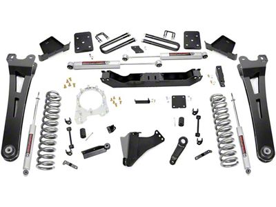 Rough Country Suspension 6-Inch Radius Arm Suspension Lift Kit with Premium N3 Shocks (17-22 4WD 6.7L Powerstroke F-250 Super Duty w/ 3.50-Inch Rear Axle & w/o Factory Overload Springs)
