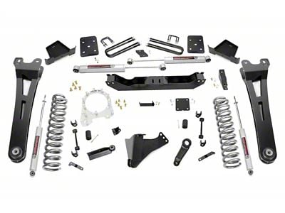 Rough Country 6-Inch Radius Arm Suspension Lift Kit with Premium N3 Shocks (17-22 4WD 6.7L Powerstroke F-250 Super Duty w/ 3.50-Inch Rear Axle & w/o Factory Overload Springs)