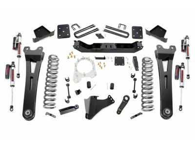 Rough Country Suspension 6-Inch Radius Arm Suspension Lift Kit with Vertex Reservoir Shocks (17-22 4WD 6.7L Powerstroke F-250 Super Duty w/ 3.50-Inch Rear Axle & w/ Factory Overload Springs)