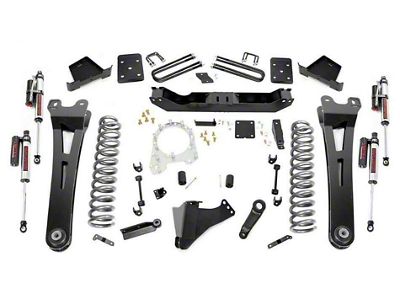 Rough Country Suspension 6-Inch Radius Arm Suspension Lift Kit with Vertex Reservoir Shocks (17-22 4WD 6.7L Powerstroke F-250 Super Duty w/ 3.50-Inch Rear Axle & w/o Factory Overload Springs)