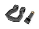 Rough Country Forged D-Ring Shackle Set; Black