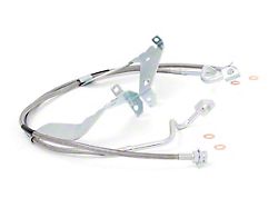 Rough Country Suspension Front Extended Stainless Steel Brake Lines for 4 to 6-Inch Lift (11-15 4WD F-250 Super Duty)
