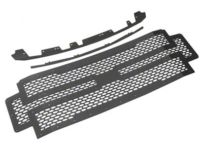 Rough Country Mesh Upper Replacement Grille; Black (17-19 F-250 Super Duty)