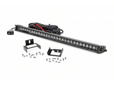 Rough Country Suspension Single 30-Inch Black Series White DRL LED Grille Kit (11-16 F-250 Super Duty)