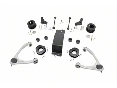 Rough Country 3.50-Inch Forged Upper Control Arm Suspension Lift Kit (07-16 4WD Tahoe w/ Stock Cast Steel or Aluminum Control Arms w/o Autoride & MagneRide; 07-20 2WD Tahoe w/o Autoride & MagneRide)