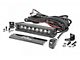 Rough Country 8-Inch Black Series Cool White DRL LED Light Bar; Spot Beam (Universal; Some Adaptation May Be Required)