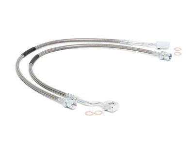 Rough Country Front Extended Stainless Steel Brake Lines for 5 to 7.50-Inch Lift (07-19 Tahoe)