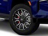 Rough Country 93 Series Matte Black Milled 6-Lug Wheel; 20x9; 0mm Offset (21-26 Tahoe)