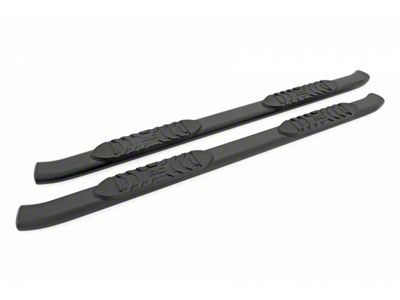 Rough Country Oval Nerf Side Step Bars; Black (21-23 Tahoe)