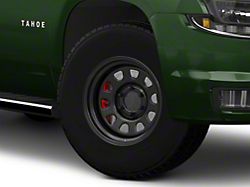 Rough Country Steel Gloss Black 6-Lug Wheel; 17x9; -12mm Offset (15-20 Tahoe)